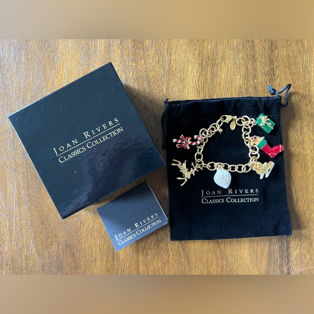 Joan Rivers 'Tis theSeason' Holiday Charm 8" Bracelet